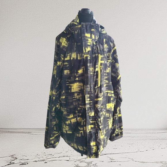 Columbia Men's Black and Yellow Performance Jacket Size L - Picture 1 of 9